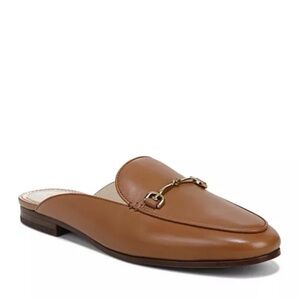Sam Edelman Women's Linnie Apron Toe Mules — Saddle Leather (Tan)